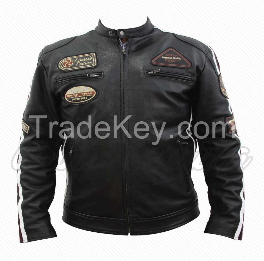 Stylish and latest designed Ladies & Gents Leather & textile jackets. Biker jackets, Leather Coats
