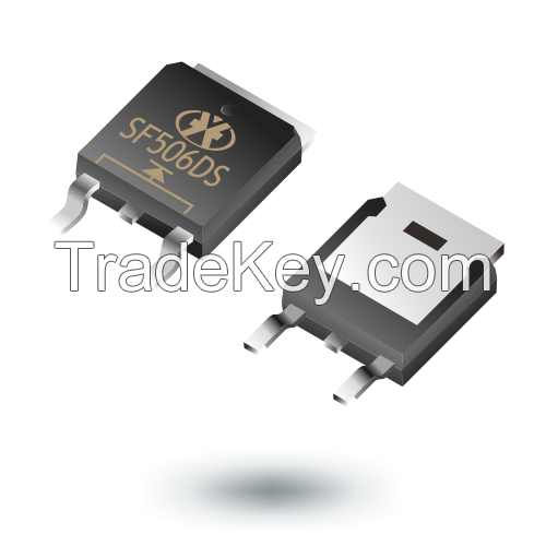 SF506DS, the superfast recovery rectifiers diodes packed by TO-252 case