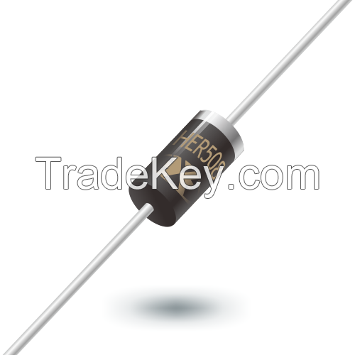 ER508G, the superfast recovery rectifiers diode packed by DO-27 case