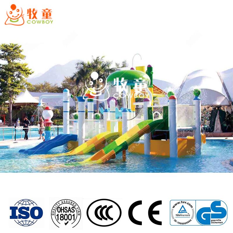 Cowboy Firberglass Water Slide Tube Water Park Equipment