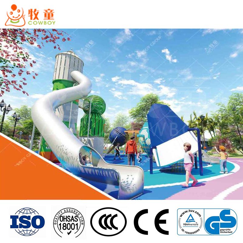 Cowboy Stainless Steel Slide Playground For Amusement Park