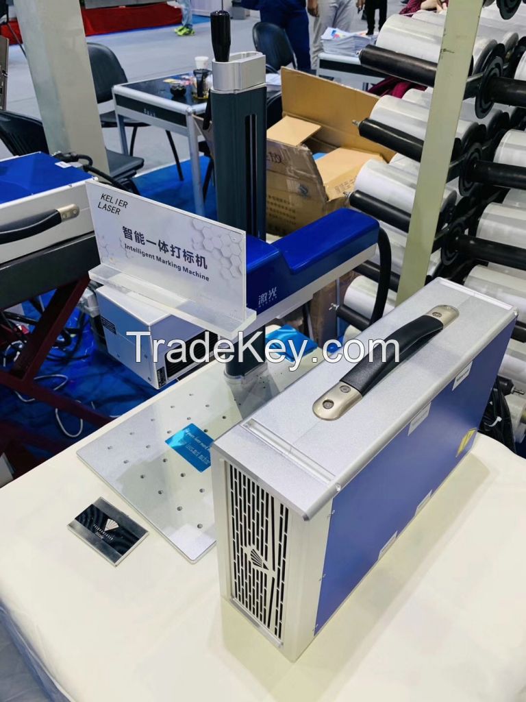 Optical fiber Raycus/M ax laser source 10w 20w 30w fiber laser marking machine portable for metals/stainless steel