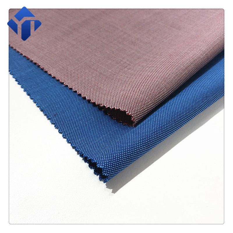 Low price woven worsted wool polyester jacquard fabric for suit
