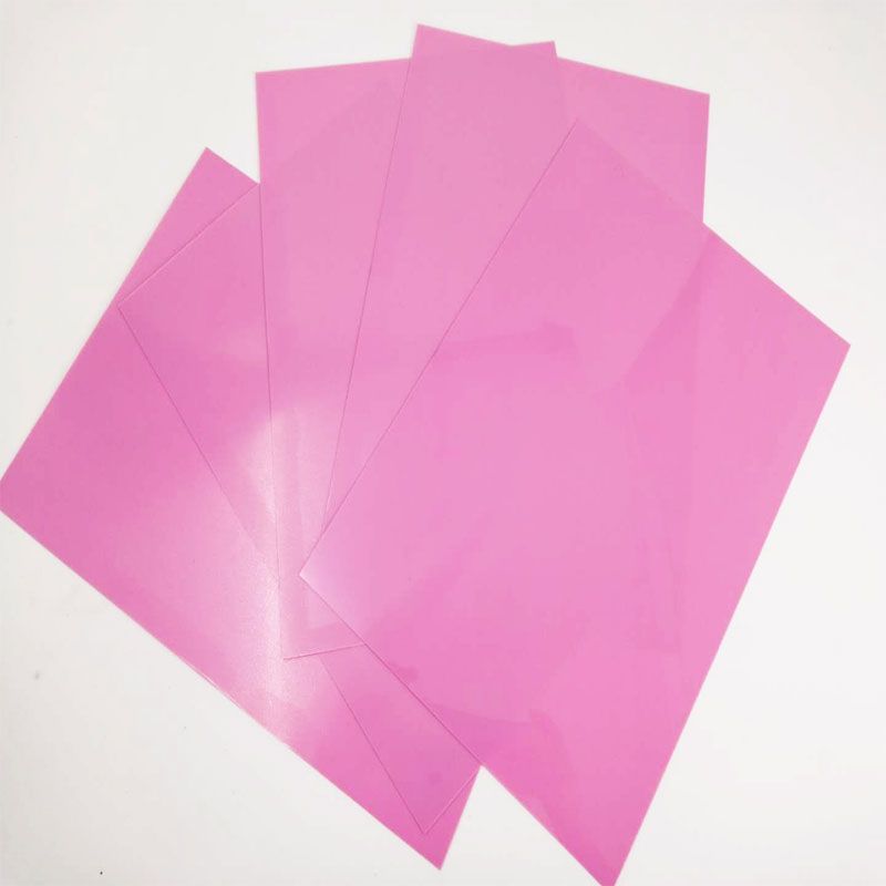 Hot Sale 0.3mm Pink Glossy Rigid Polyvinyl chloride PVC Film For Blist