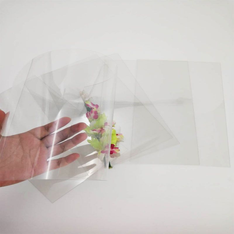 Hot Sale 0.4mm Glossy Rigid Super Transparent Polyester PET Film For W