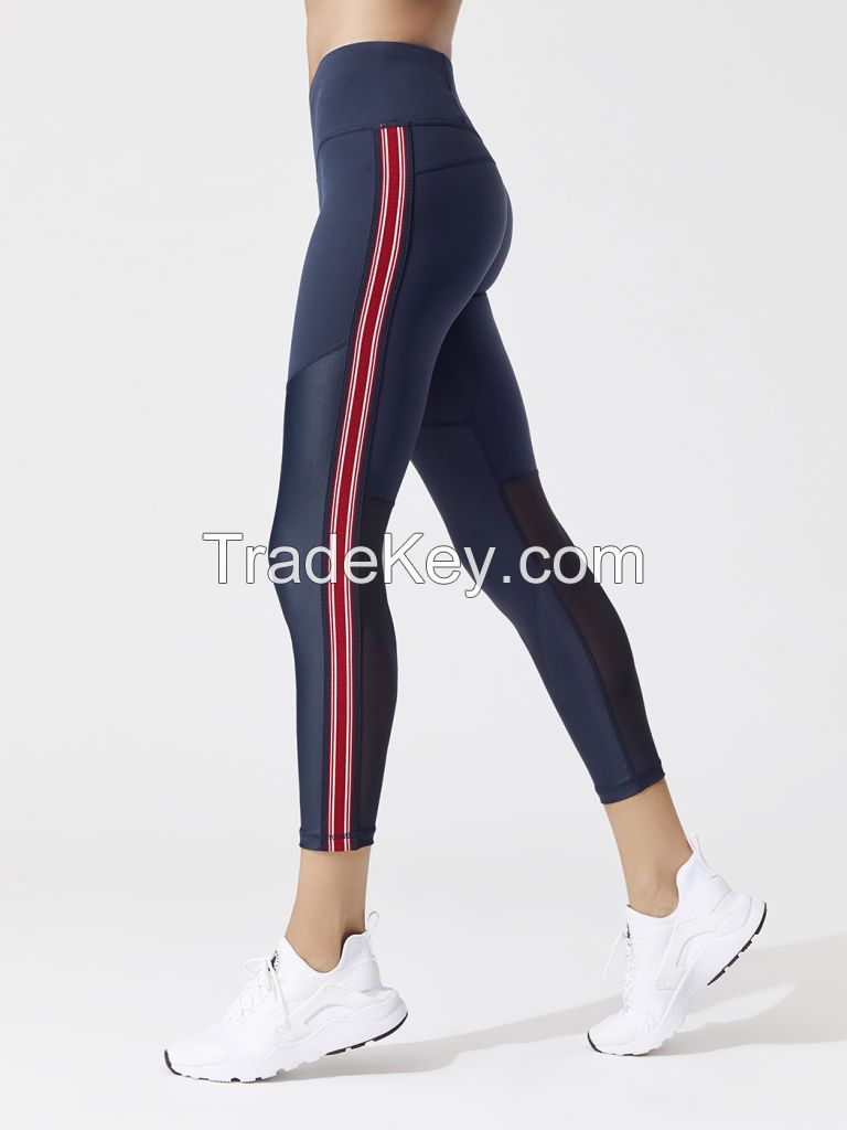 Women High Waist Thick Gym Fitness Legging Tights 