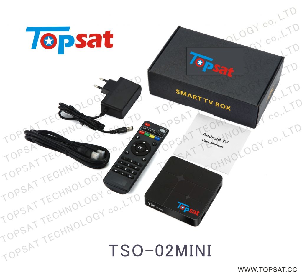 T96MINI Streaming Media Player Android TV Box With RK3229 Chips Support 2.4 GHZ WIFI 4K 1080p HD ott software android tv