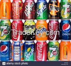 Soft Drinks, Coca-cola, Fanta, Sprite and Energy drinks