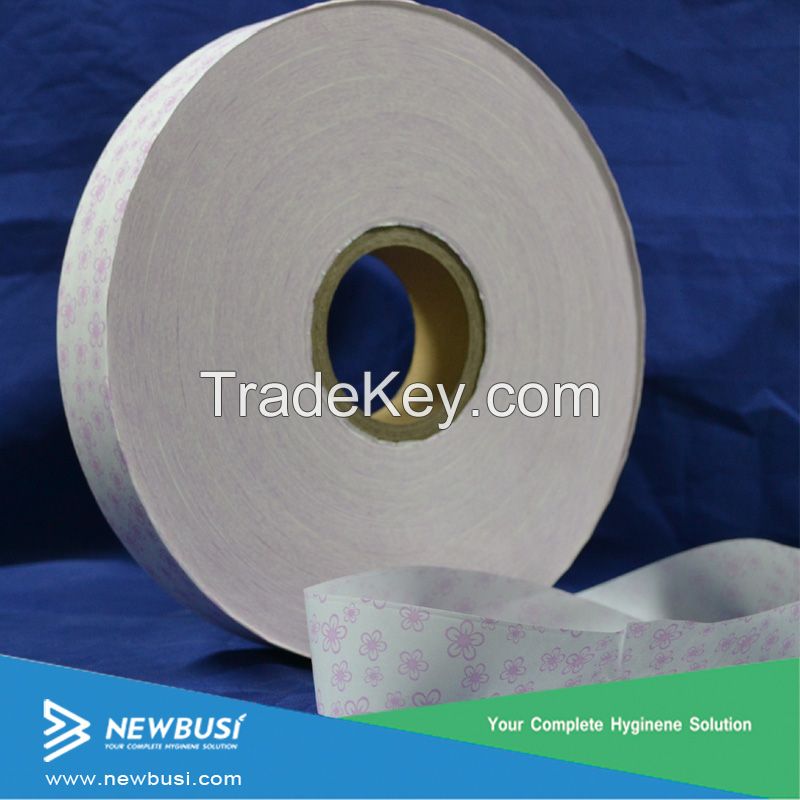 White Silicone release paper for sanitary napkin Hygiene product