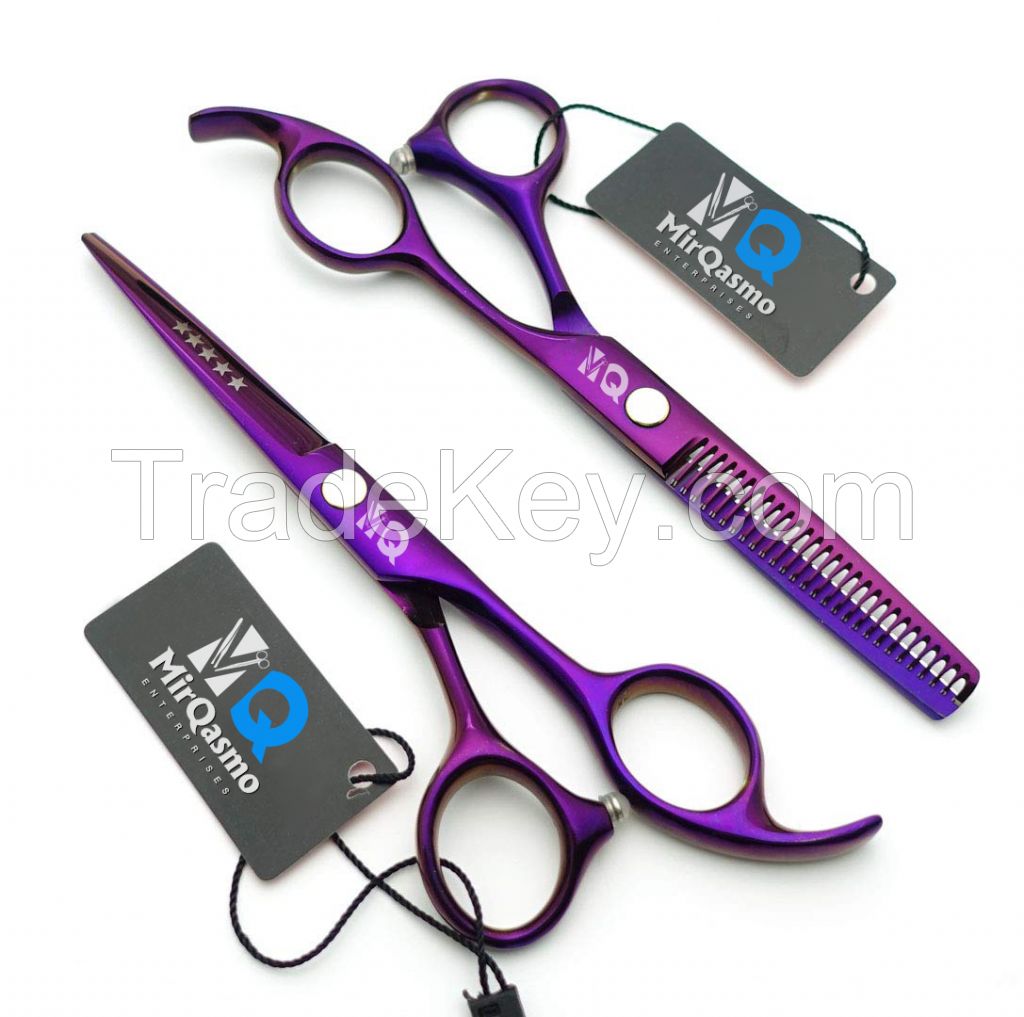6 Inch Cutting Thinning Styling Tool Hair Scissors Stainless Steel.