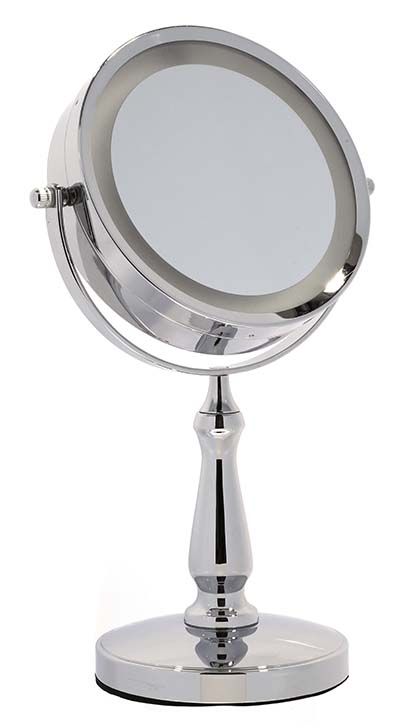 6 INCH LED ILLUMINATED TABLE MAKEUP MIRROR