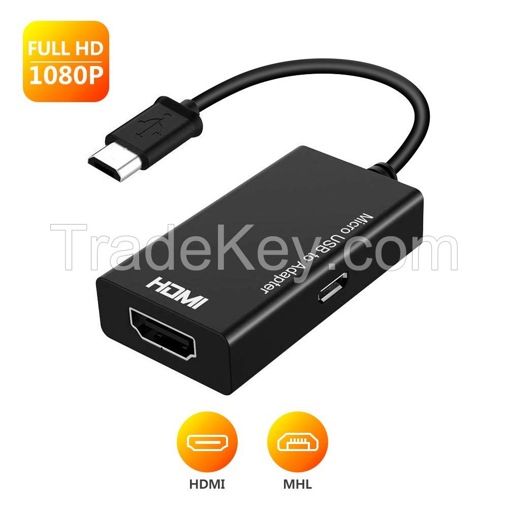 HOT SALES: mhl cable for android, cable hdmi para celular, cable micro usb a hdmi