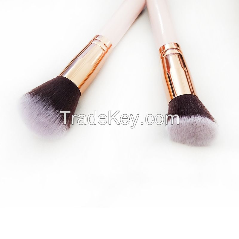 New High Quality Customized Portable Makeup Brush Powder Brush Foundation Brush OEM Blush Brush