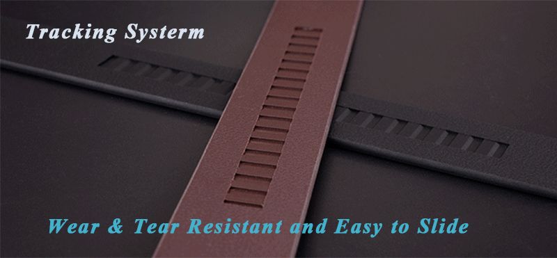 Black and Brown Automatic Buckle Leather Belt