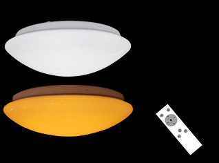 IP20/IP44 LED surface mounted ceiling lamp interior light remote CCT function