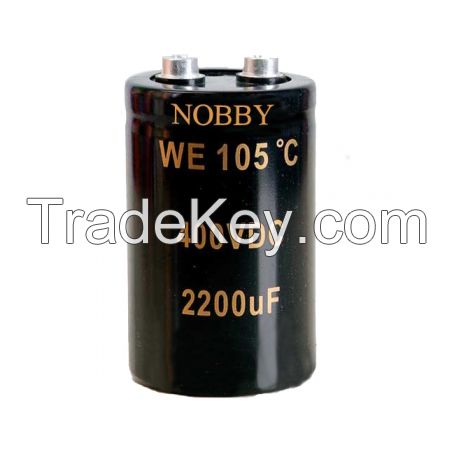 electrolytic capacitor screw type