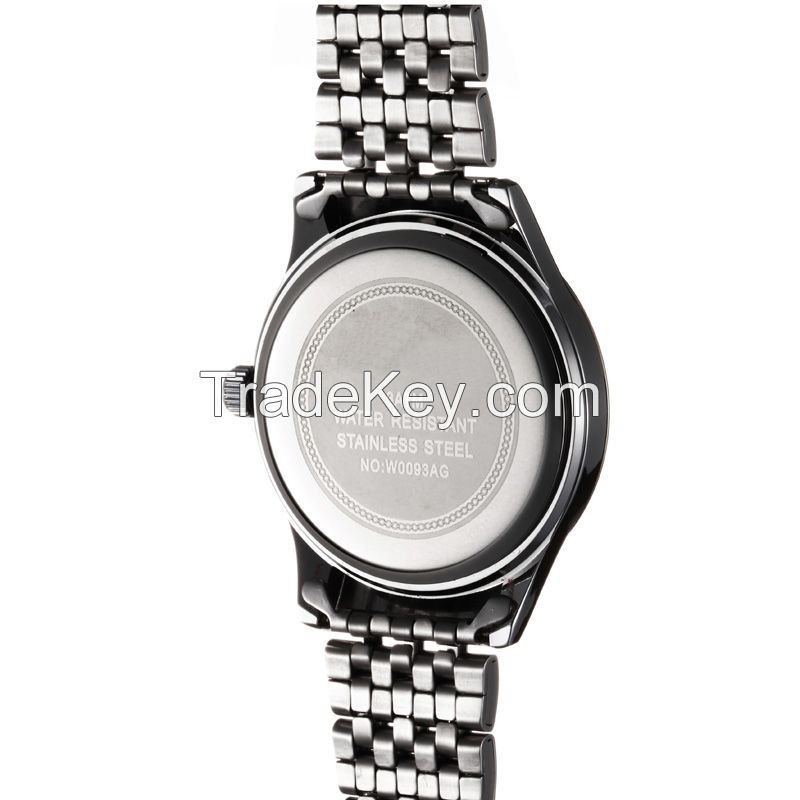 Custom Logo Cheap Price Stainless Steel 3ATM Water Resistant Watch