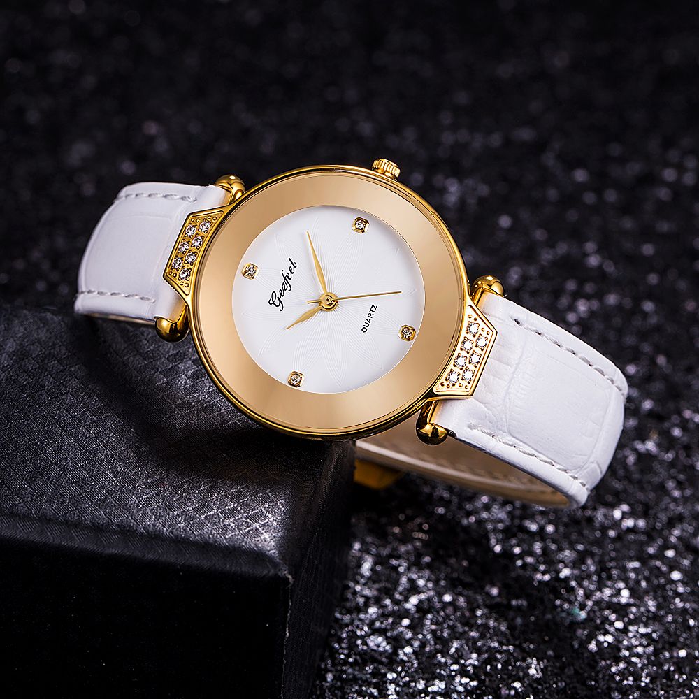 Fashion Ladies Wrist Watch With Japan Movement IP Rose Gold Elegent Women Watch