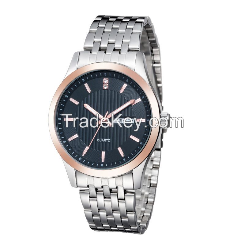  Custom Logo Cheap Price Stainless Steel 3ATM Water Resistant Watch