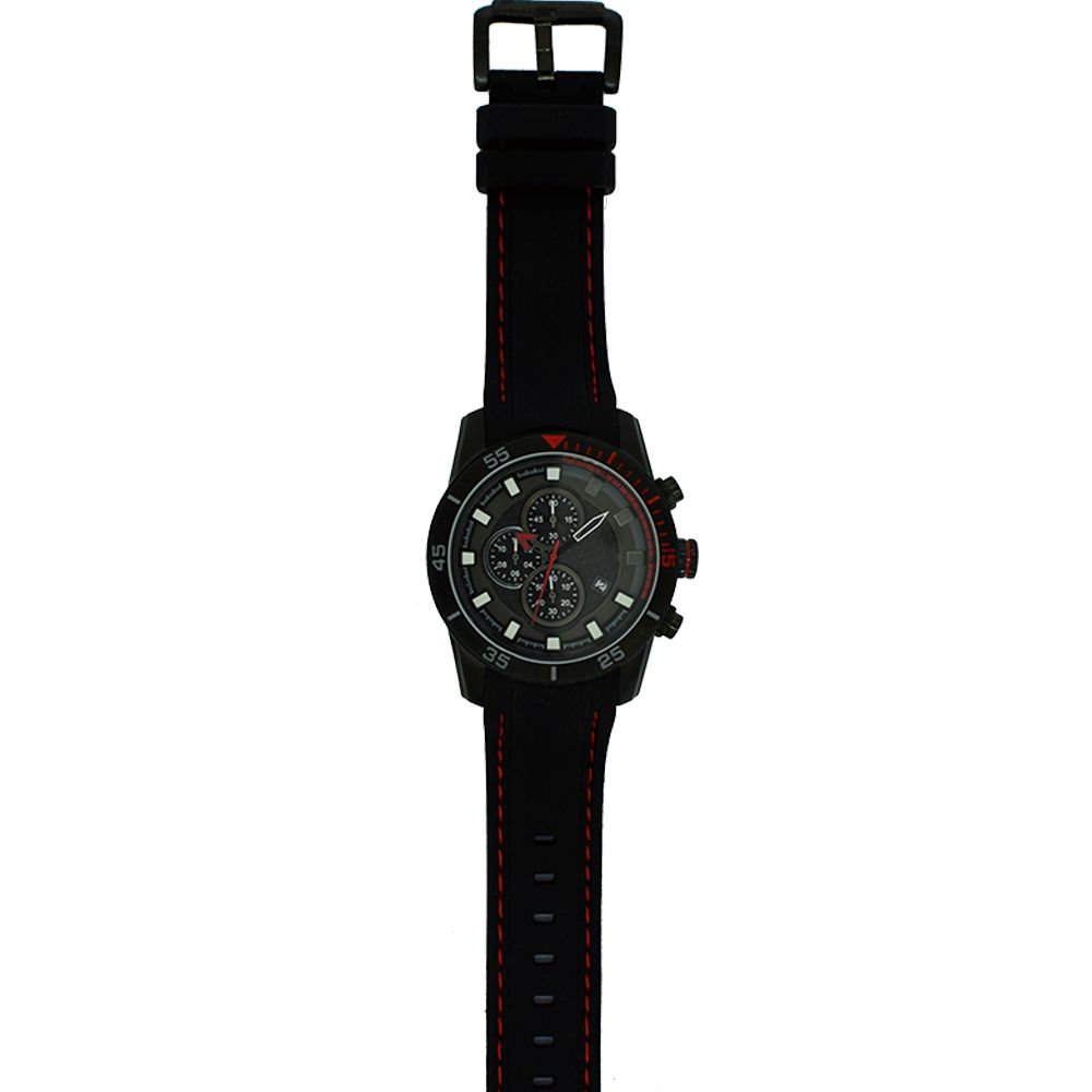 Custom Personality Luxury Chronograph Silicone Strap Men Watches