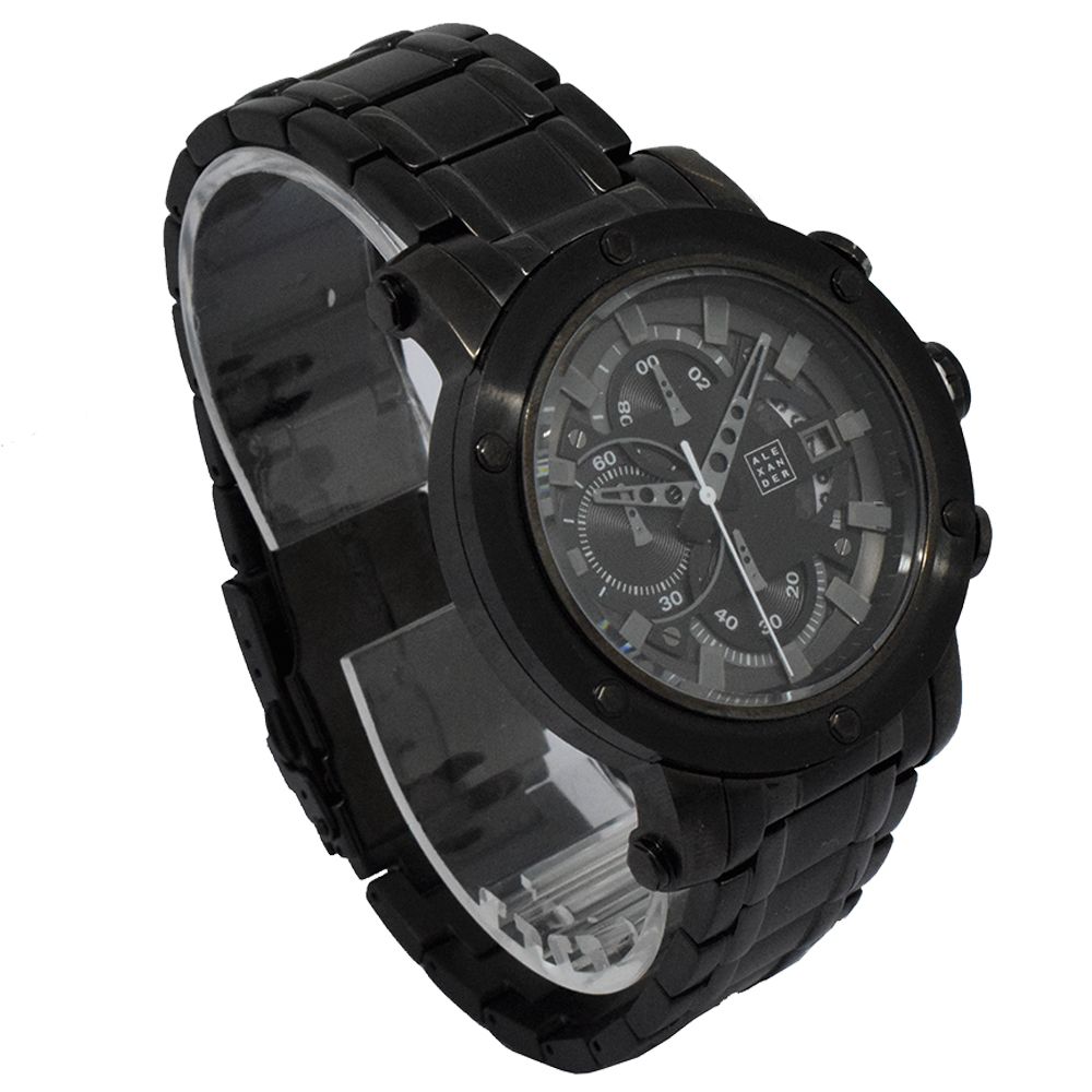 Custom Simple Round Analog Stainless Steel Chronograph Watch for Promotion