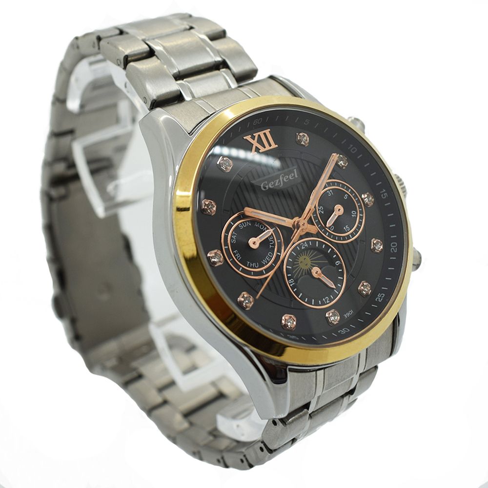 2019 Newest Deign Low Moq Quartz Stainless Steel Wrist Watch