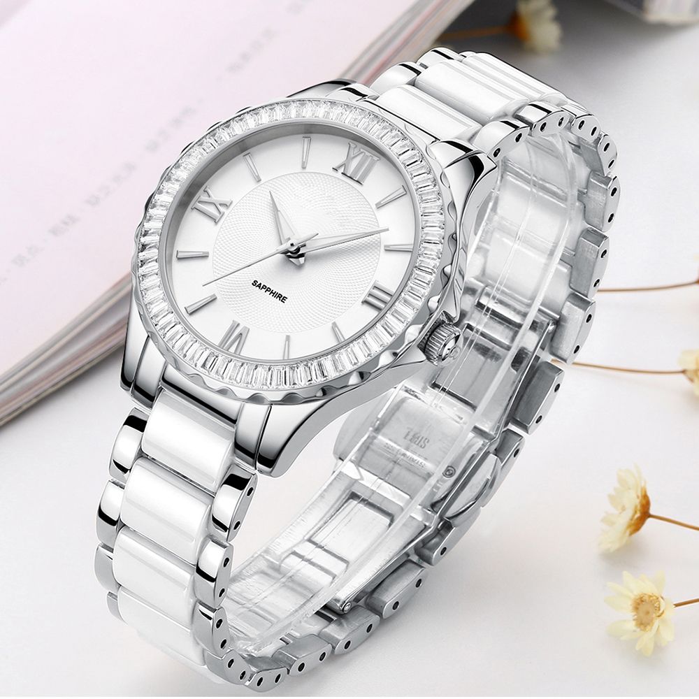 lady wristwatch luxury quartz watch 316l stainless steel watch OEM