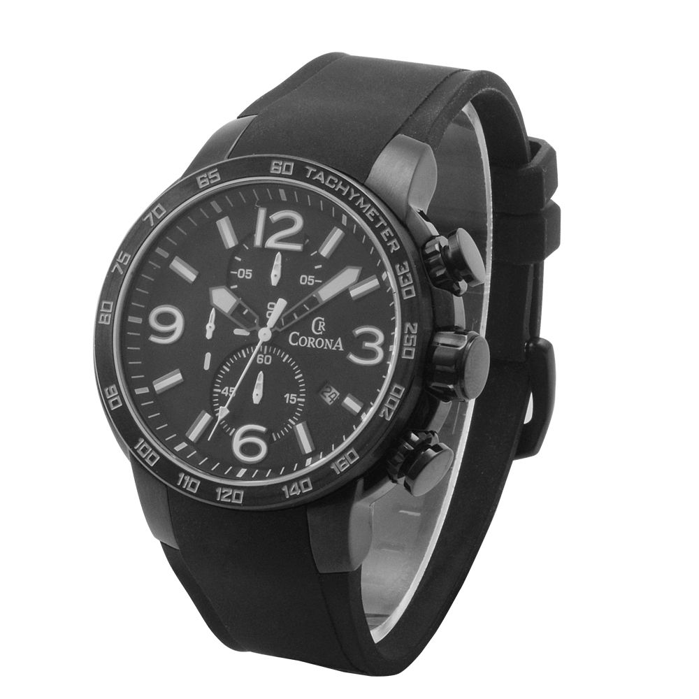 New Design Waterproof Silicone Watch Band Vertical Quartz Watches 