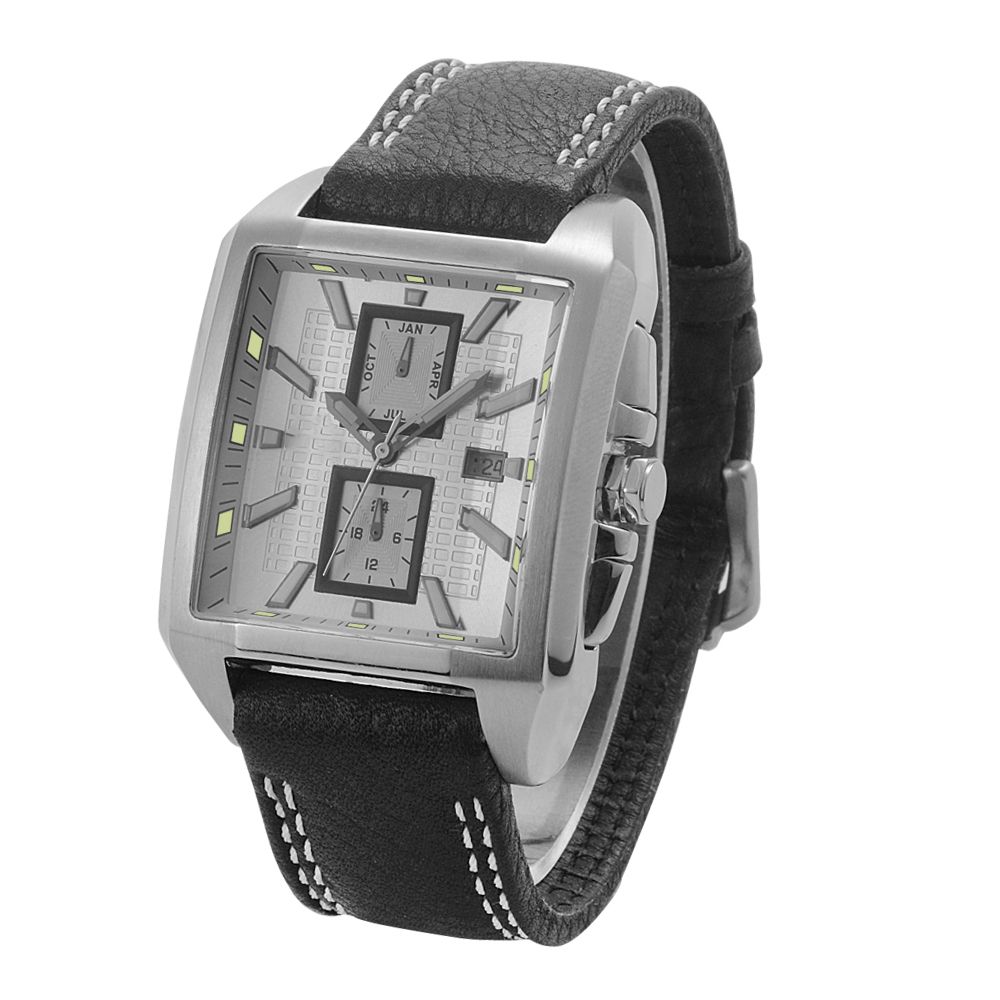 Wholesale Stainless Steel Minimalist Quartz Leather Band Watch