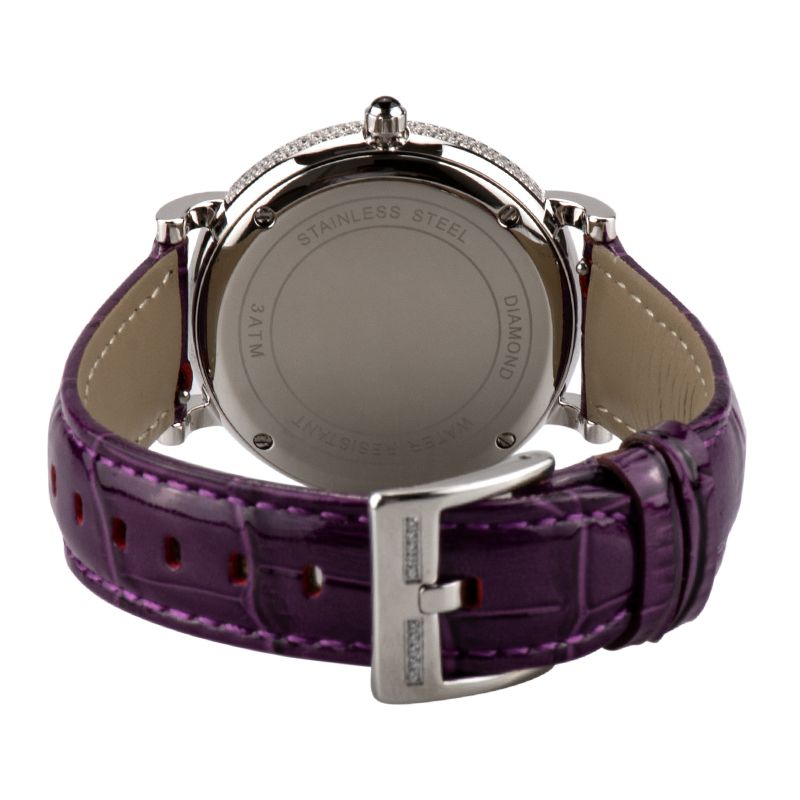 Promotional Chinese Waterproof Watch with Leather Belt for Women
