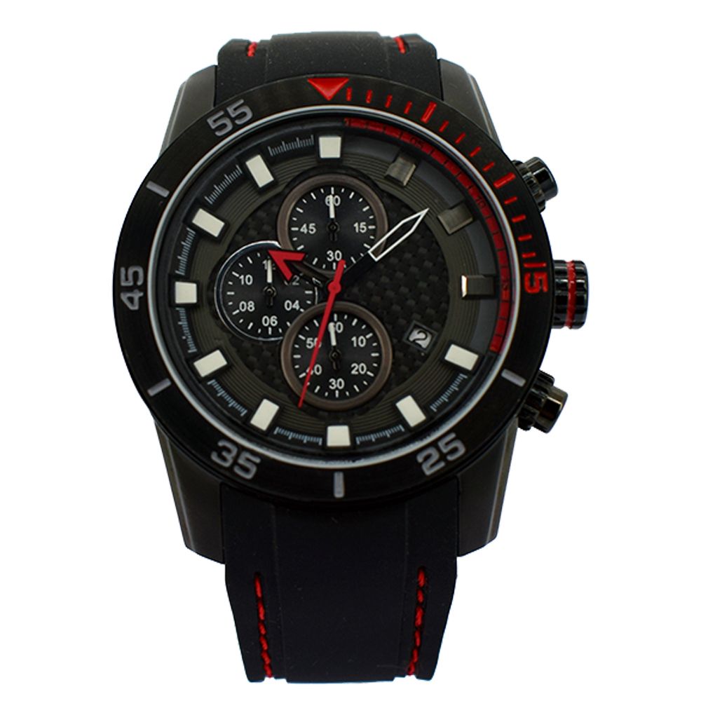 Best Seller Silicone Strap Stainless Steel Back Quartz Watch