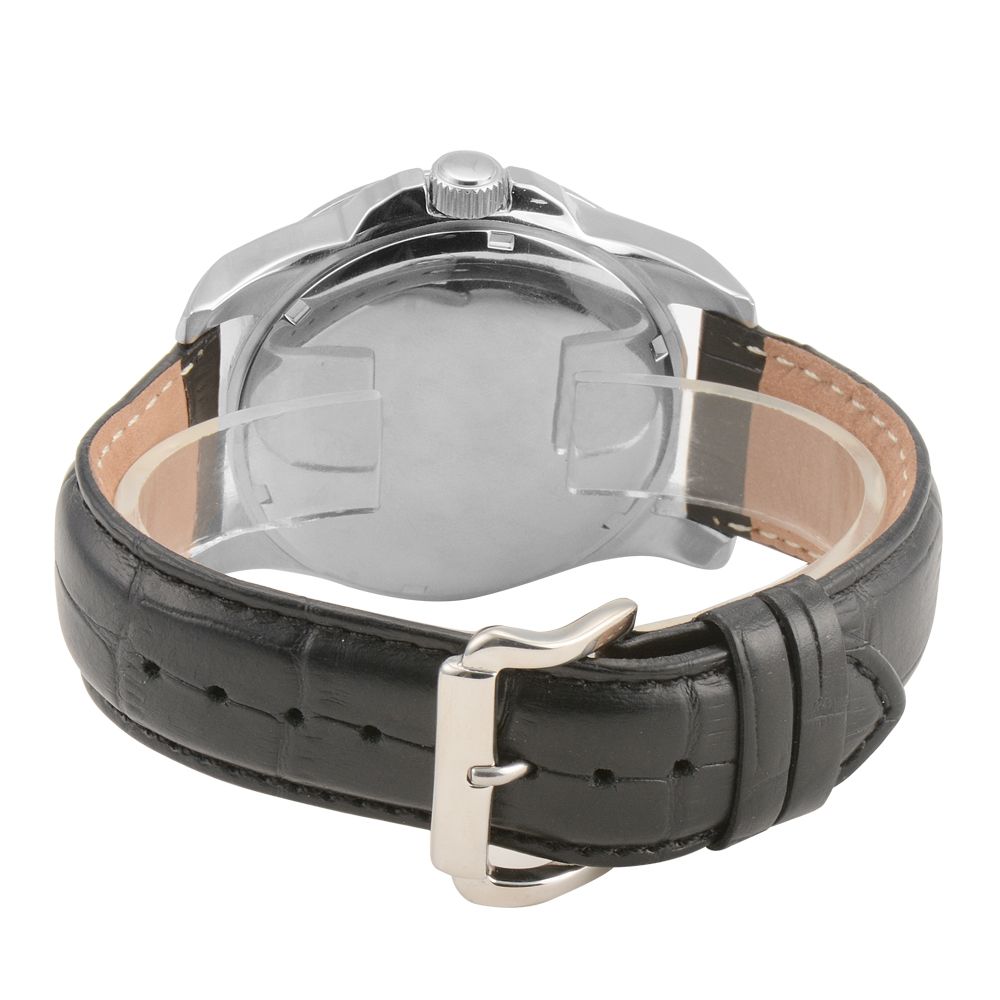 Wholesale 5ATM Waterproof Leather Strap Stainless Steel Watch