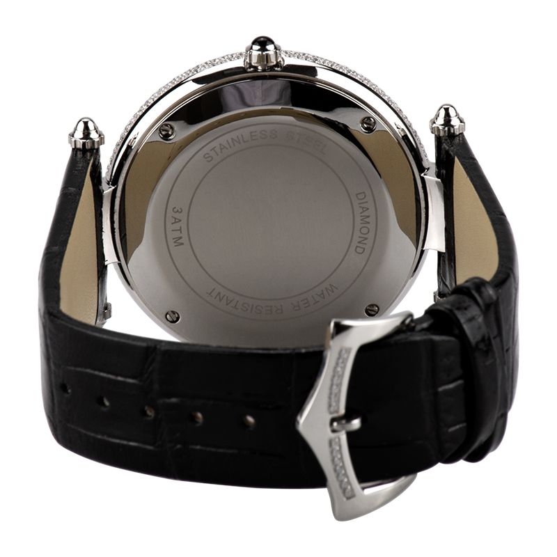 Promotional Luxury Fashion Leather Band Bracelet Man Wrist Watch 