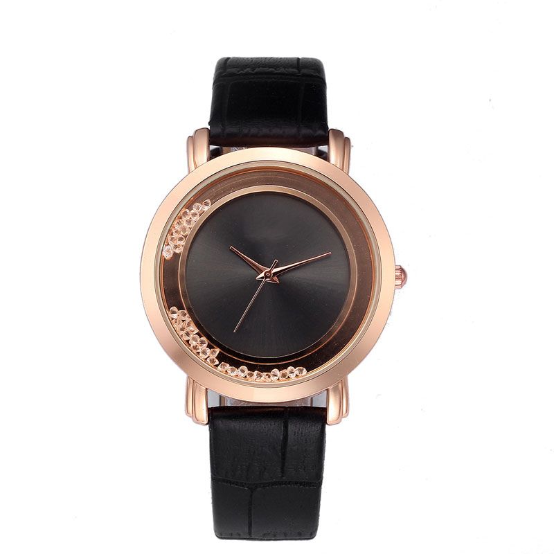 Fancy Minimalist Watch Custom Logo Leather Wrist Watch Straps Alloy Watches