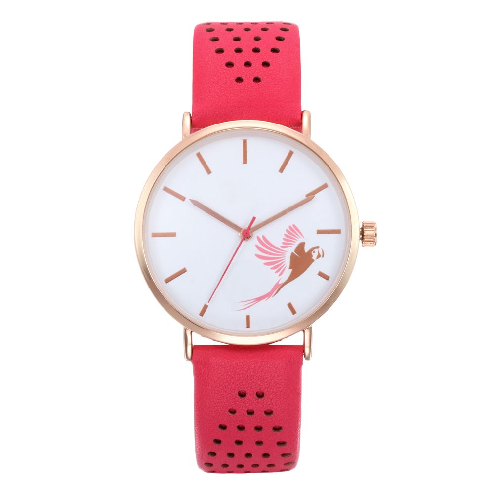 Trendy Quartz Wrist Watch Alloy Watch Ladies Watch Leather Strap Custom