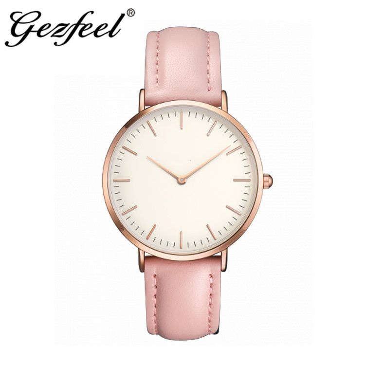 Hot Sale Cheap Alloy Watch Custom Leather Watch Dress Watch OEM China Watch Factory