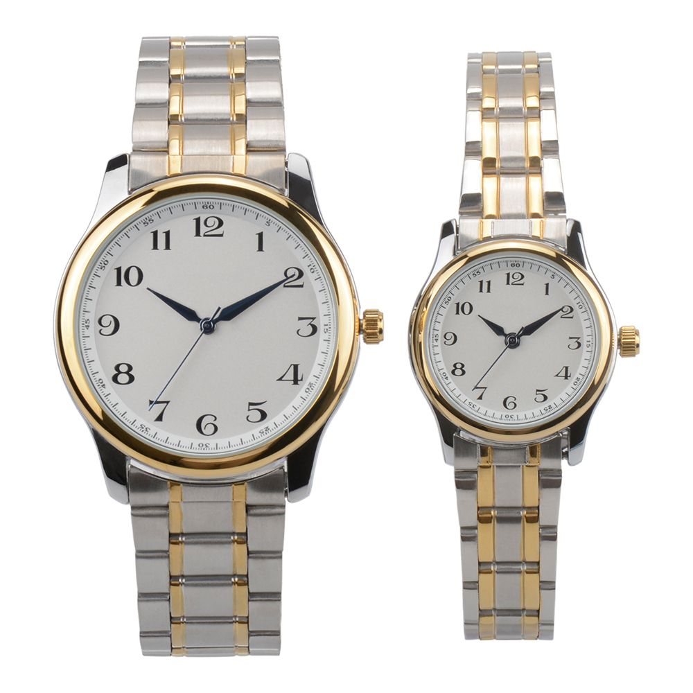 Charming High Quality Couple Watch Japan Quartz Stainless Steel Back Watch