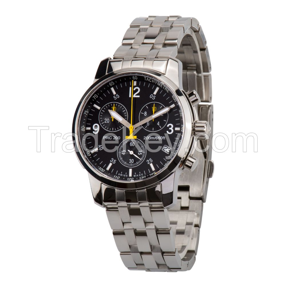 Fashion Elegance Own Brand Watch Custom Solid Band Men Stainless Steel Watches