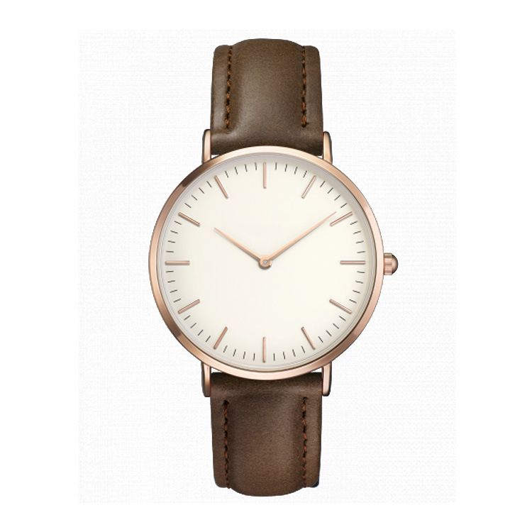 Hot Sale Cheap Alloy Watch Custom Leather Watch Dress Watch Oem China Watch Factory