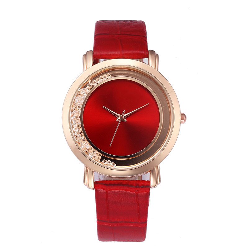 Fancy Minimalist Watch Custom Logo Leather Wrist Watch Straps Alloy Watches