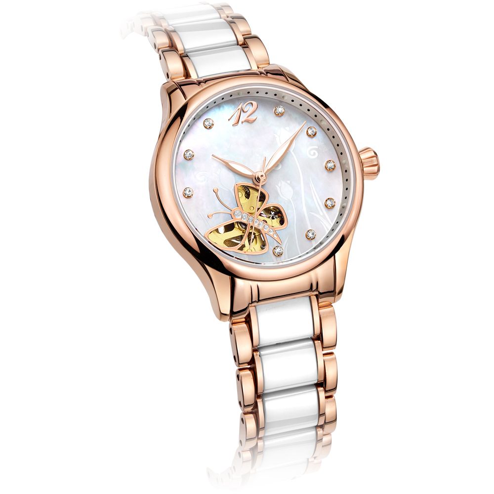 Luxury Gold Watch Automatic Mechanical Stainless Steel Watch Custom Logo China Manufacture