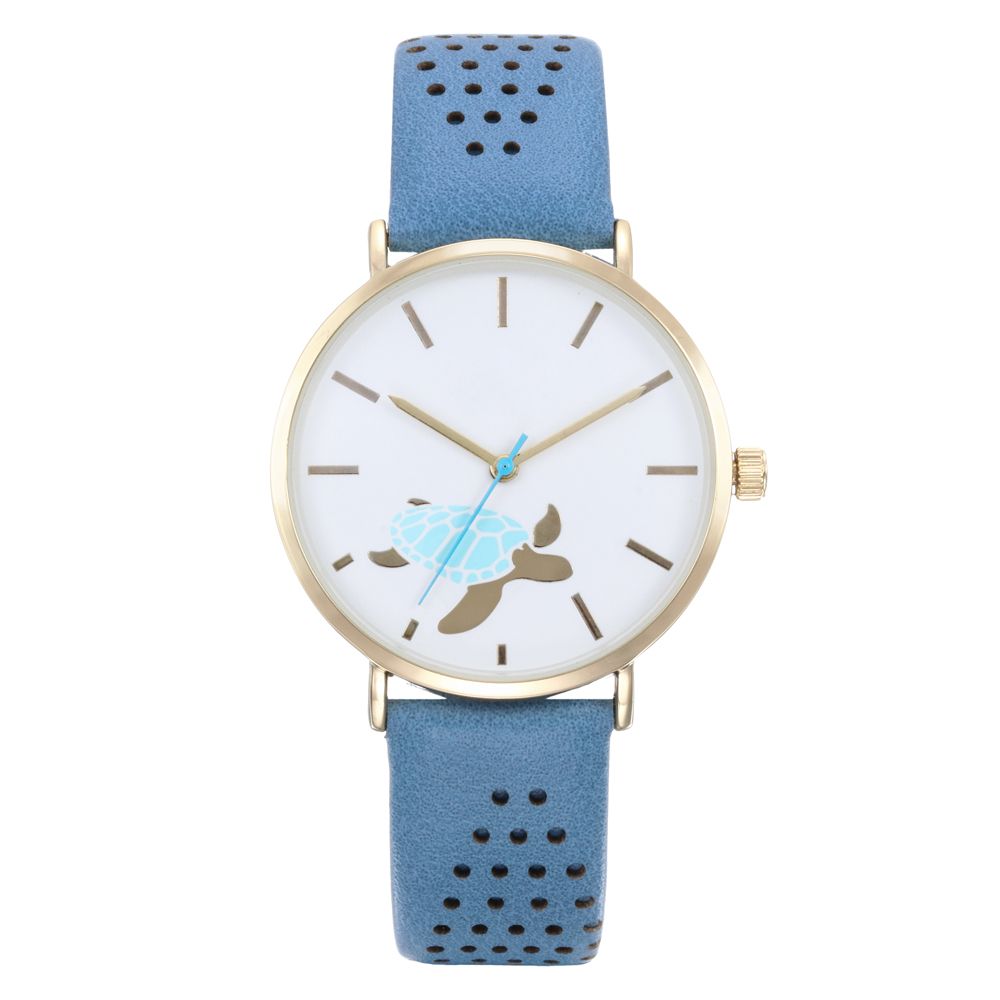 Trendy Quartz Wrist Watch Alloy Watch Ladies Watch Leather Strap Custom