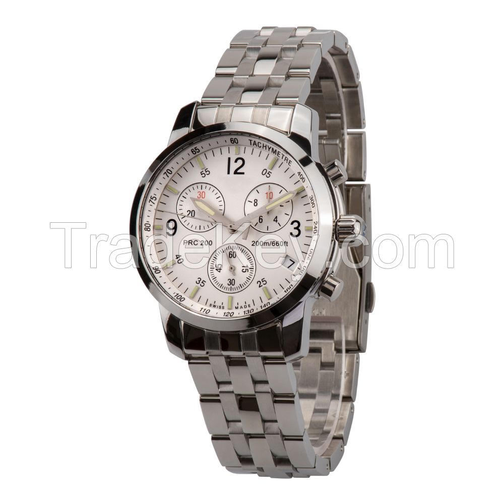 Fashion Elegance Own Brand Watch Custom Solid Band Men Stainless Steel Watches