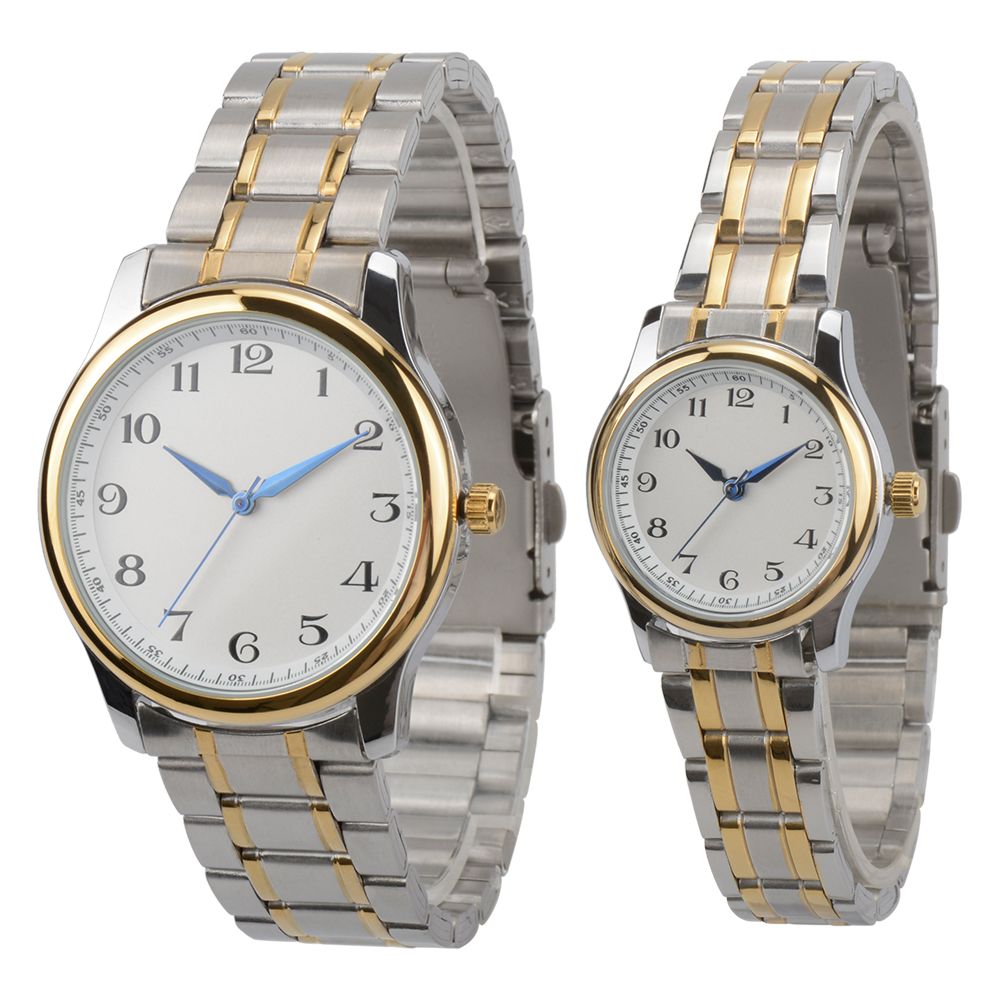 Charming High Quality Couple Watch Japan Quartz Stainless Steel Back Watch