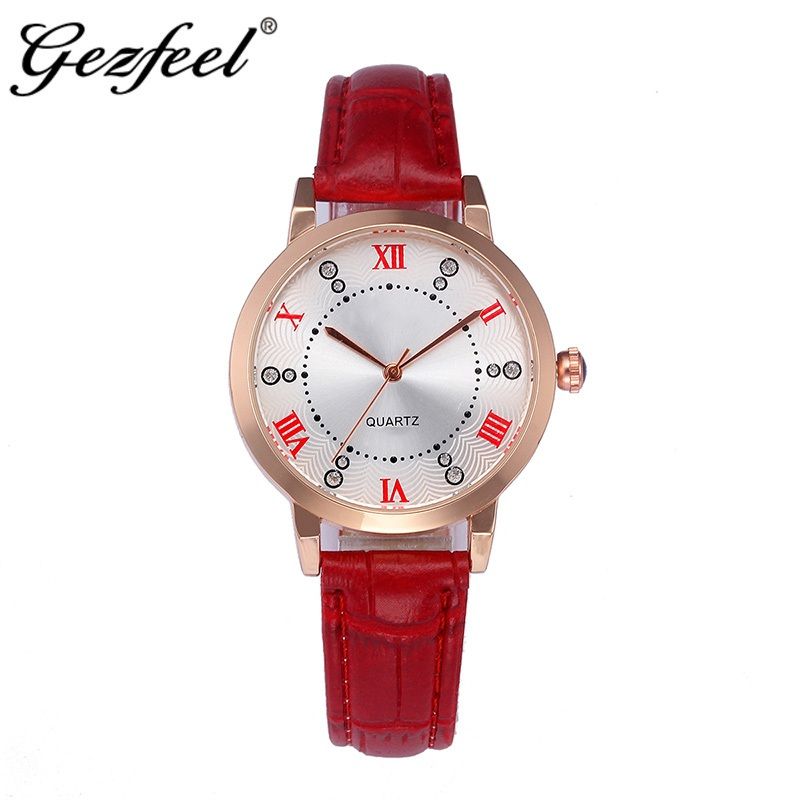 2019 Factory Wholesale Fashion Watch  With Bracelet Genuine Leather