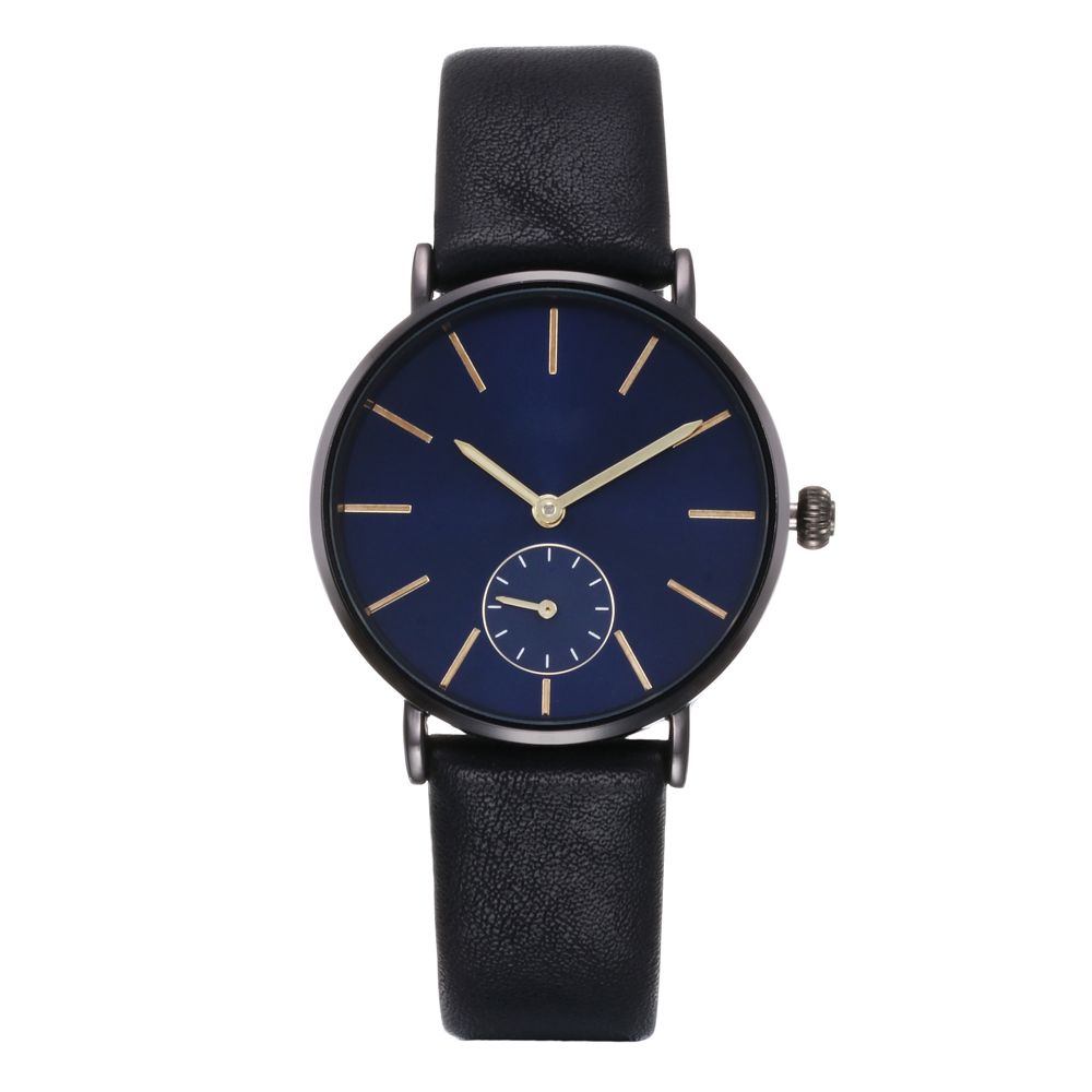 Wholesale Simple Fashion Quartz Watch PU Leather Watch Alloy Gift Watch