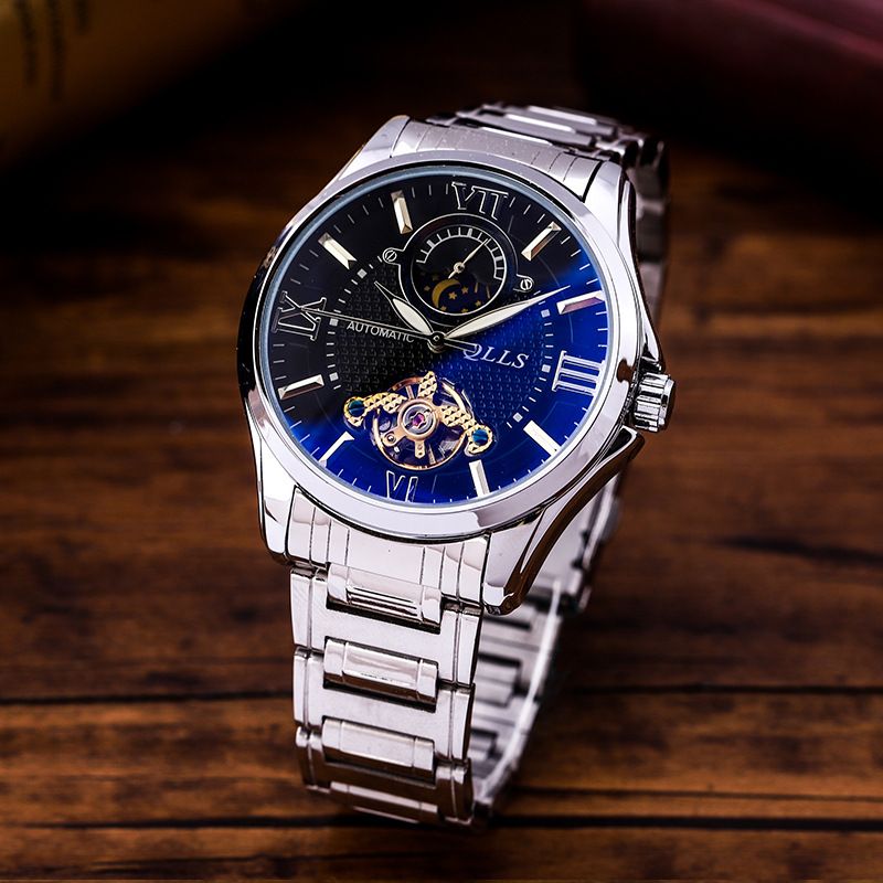 Trendy Top Branded Watch Luxury Watch Mechanical Stainless Steel Strap Wrist Watch