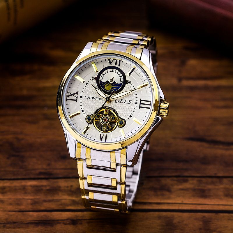 Trendy Top Branded Watch Luxury Watch Mechanical Stainless Steel Strap Wrist Watch