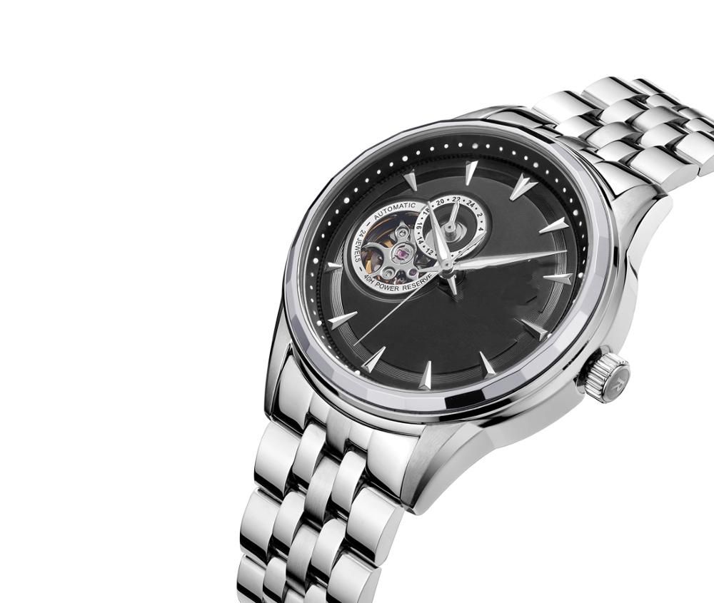 High Quality Fashion Brand Automatic Stainless Steel Wrist Men Watches Oem Logo 