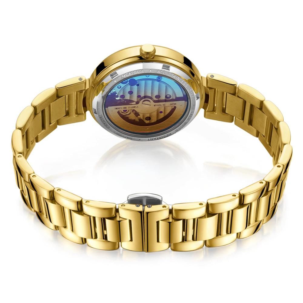 Elegence Watch Fashion Diamond Mechanical Female Watch Hollow Watch Custom Watch Menufacture